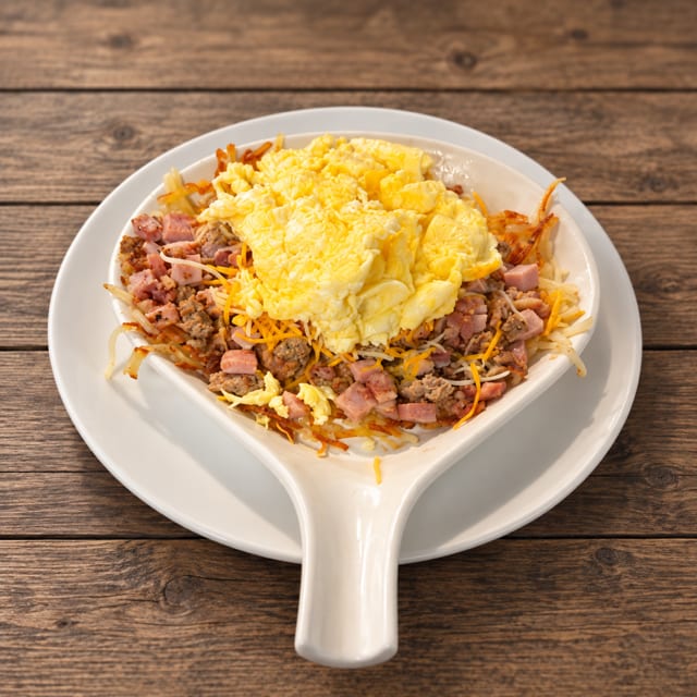 Meat Lovers Skillet.