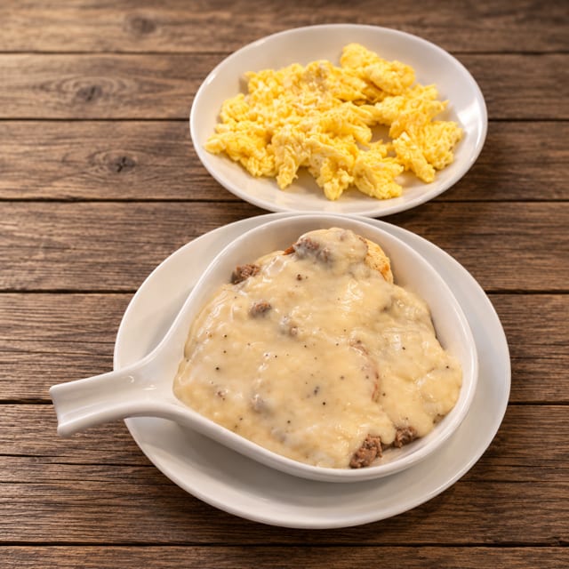 Biscuits and Gravy.