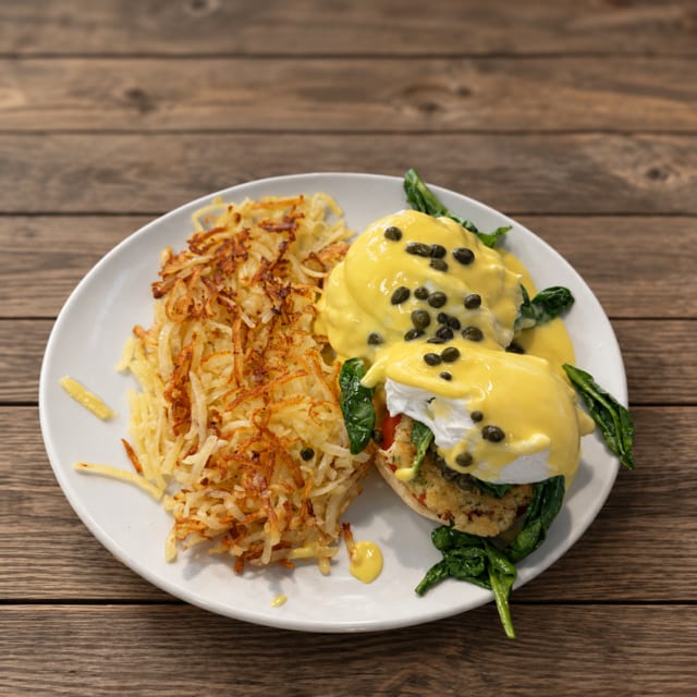 Crab Cake Benedict.
