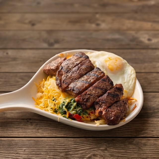 Steak and Eggs.